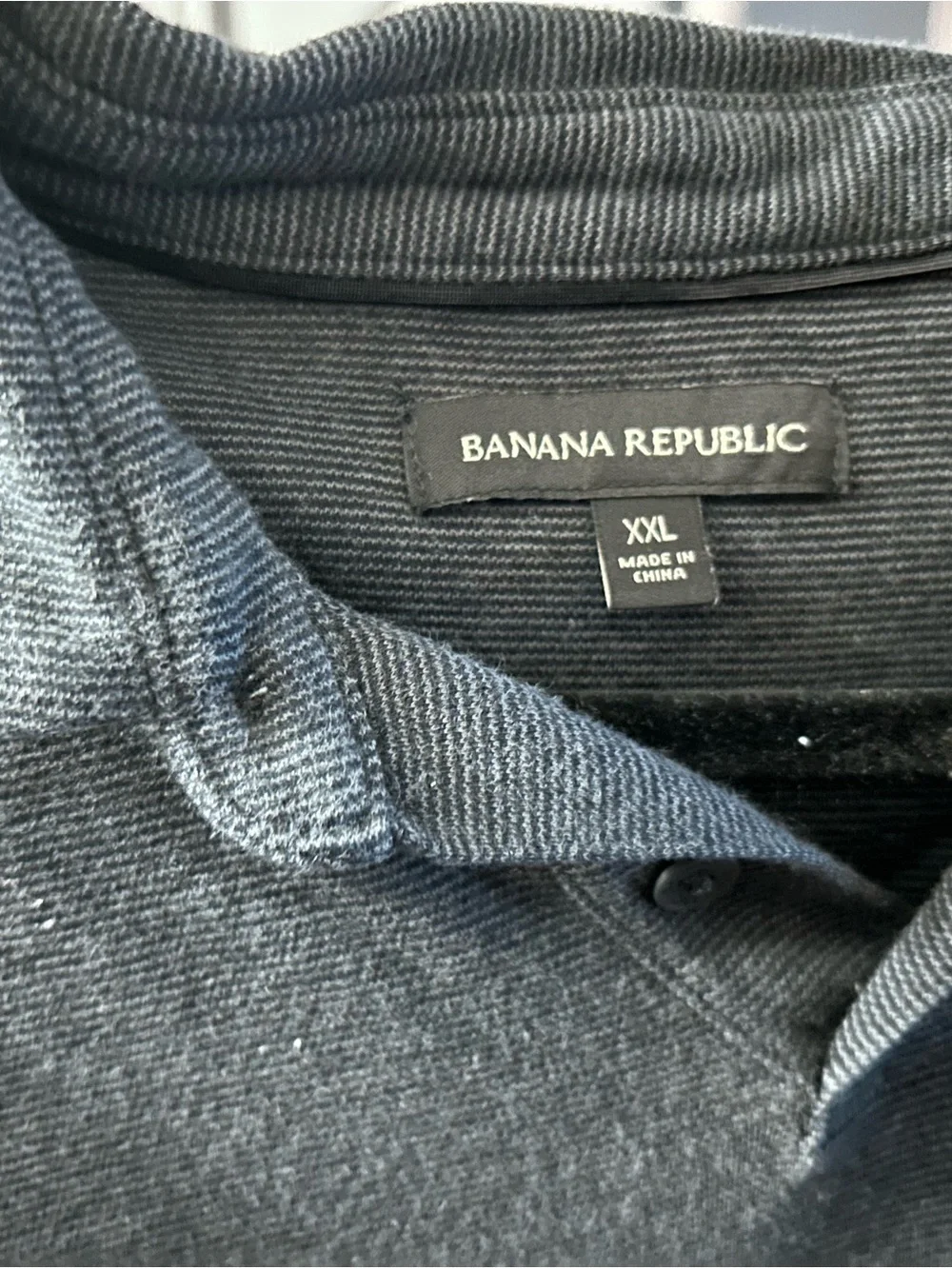 Banana Republic Men's Charcoal Polo